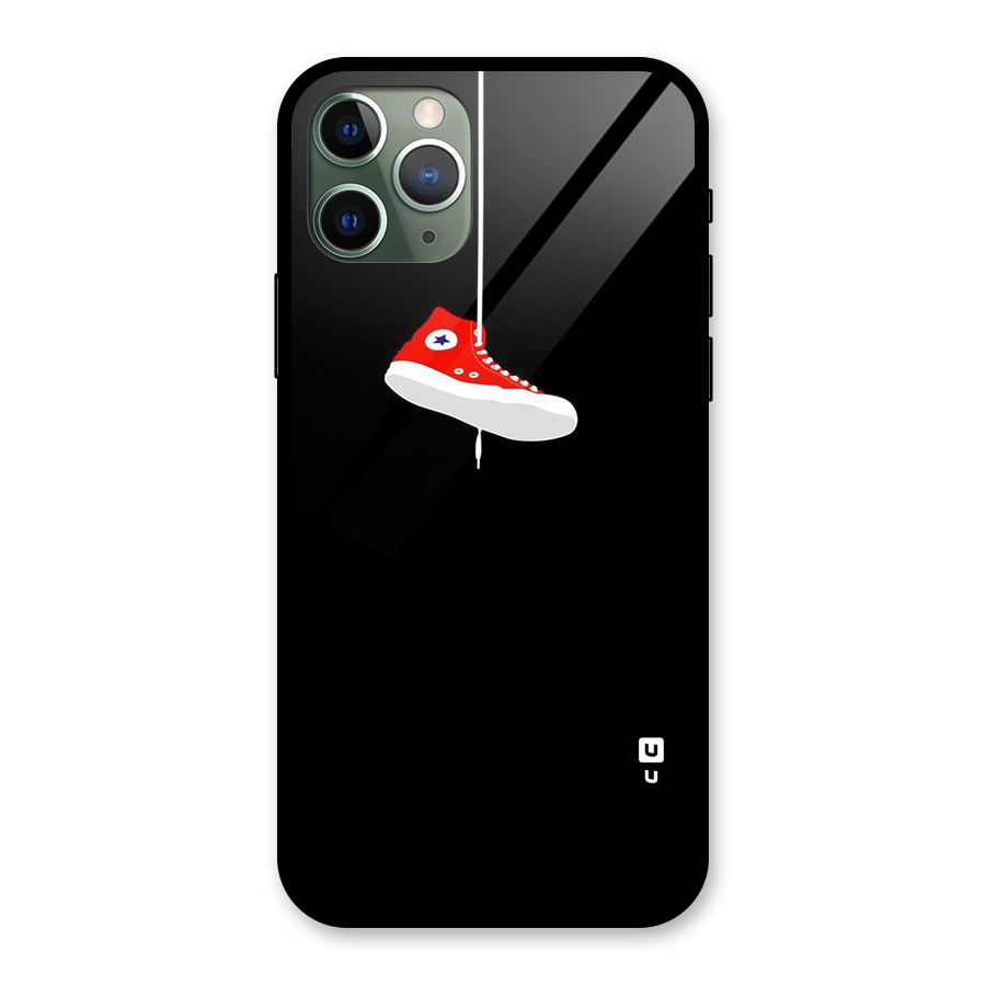 Red Shoe Hanging Glass Back Case for iPhone 11 Pro