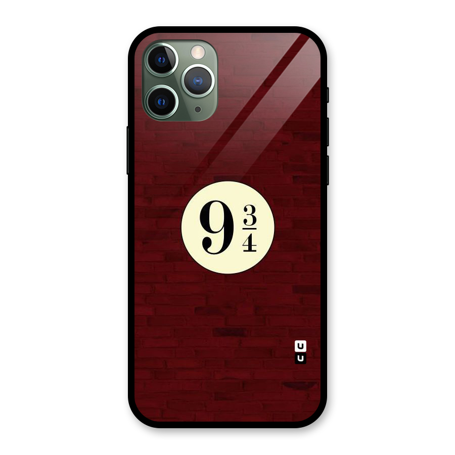 Red Wall Express Glass Back Case for iPhone 11 Pro