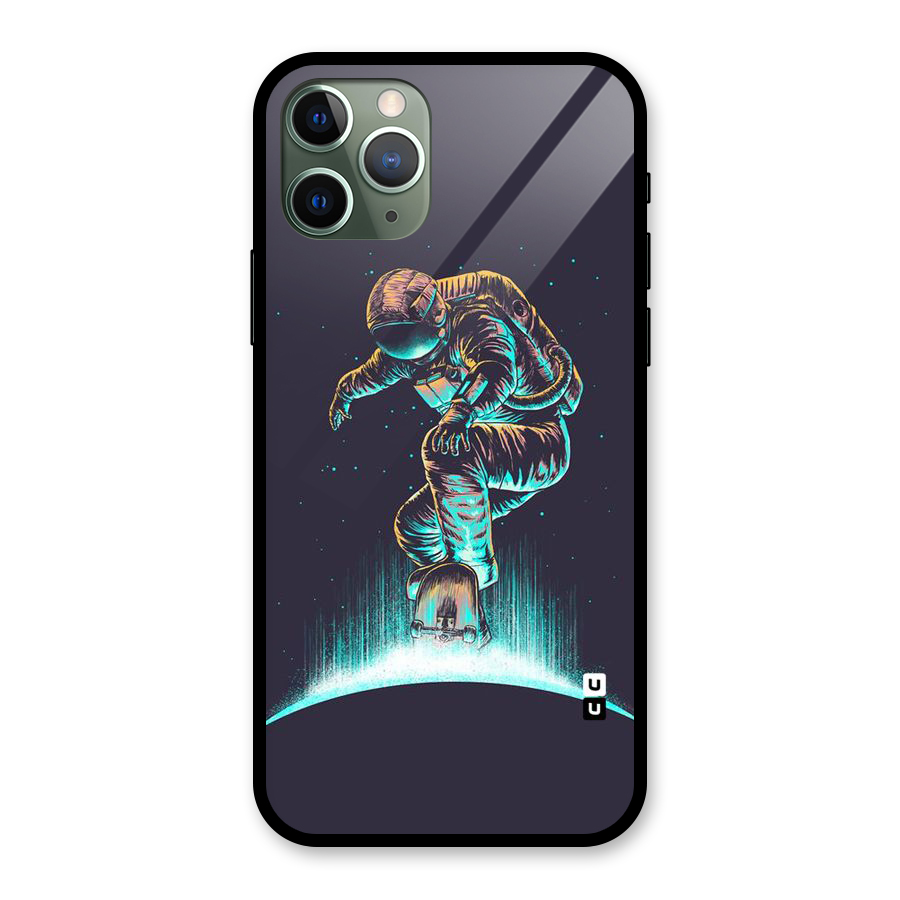 Rolling Spaceman Glass Back Case for iPhone 11 Pro