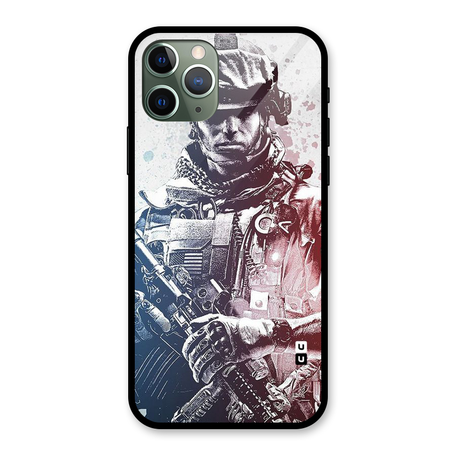 Saviour Glass Back Case for iPhone 11 Pro