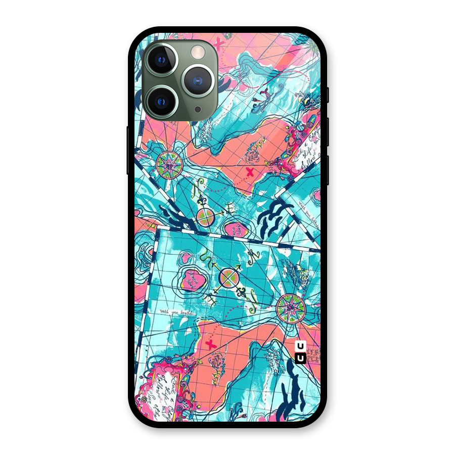Sea Adventure Glass Back Case for iPhone 11 Pro