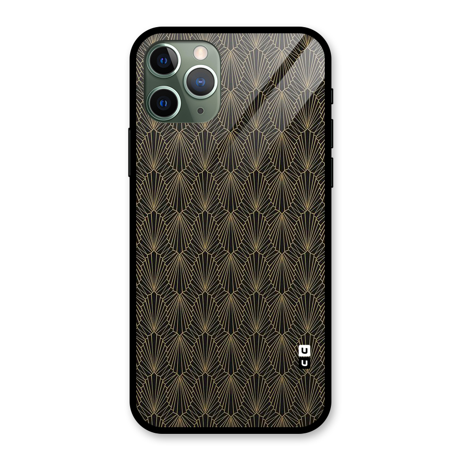 Small Hills Lines Glass Back Case for iPhone 11 Pro
