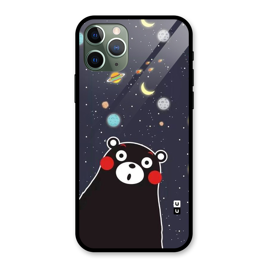 Space Bear Glass Back Case for iPhone 11 Pro