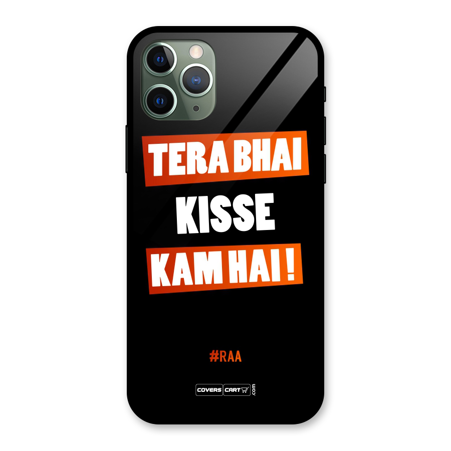 Tera Bhai Raftaar Glass Back Case for iPhone 11 Pro