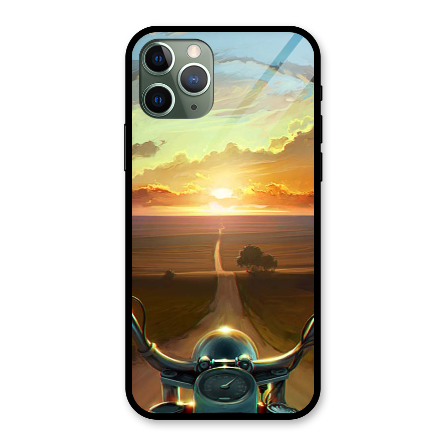 The Long Ride Glass Back Case for iPhone 11 Pro