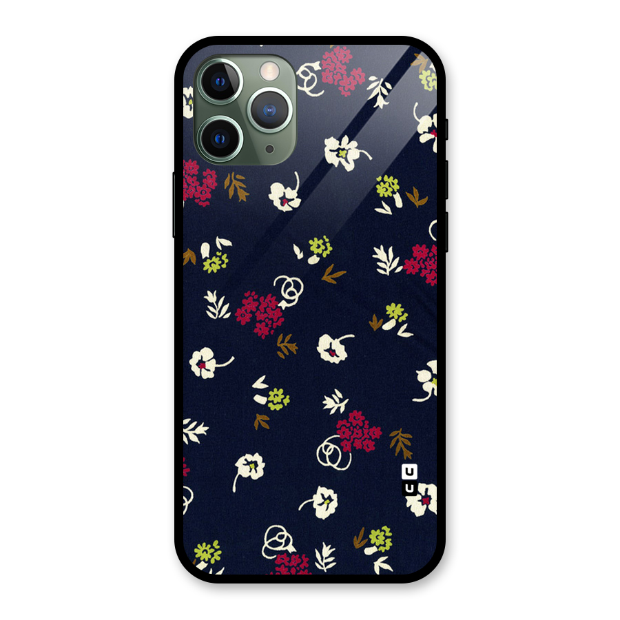 Tiny Flowers Glass Back Case for iPhone 11 Pro