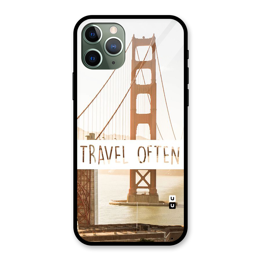 Travel Often Glass Back Case for iPhone 11 Pro