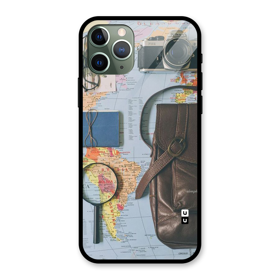 Travel Requisites Glass Back Case for iPhone 11 Pro