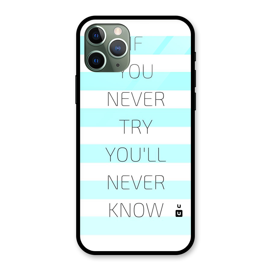 Try Know Glass Back Case for iPhone 11 Pro