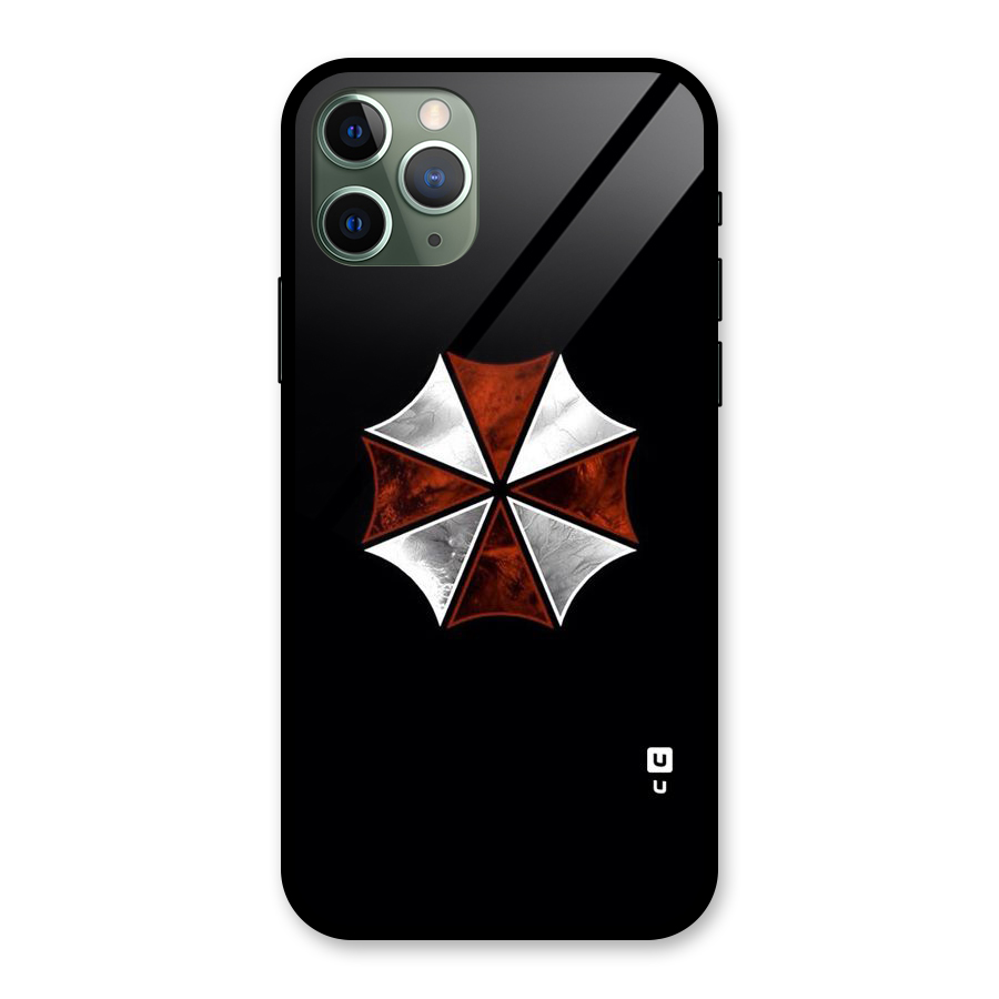 Umbrella Design Glass Back Case for iPhone 11 Pro