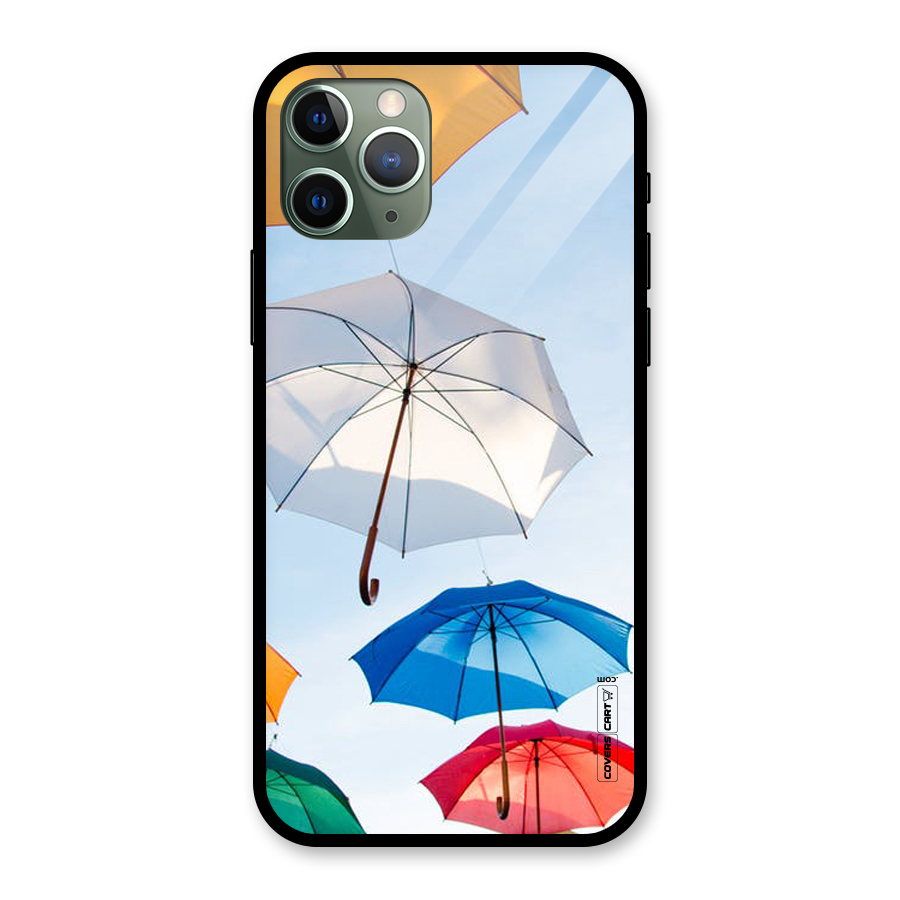 Umbrella Sky Glass Back Case for iPhone 11 Pro