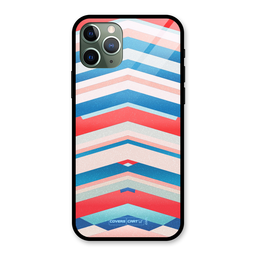 Unique Vibrant Colours Glass Back Case for iPhone 11 Pro