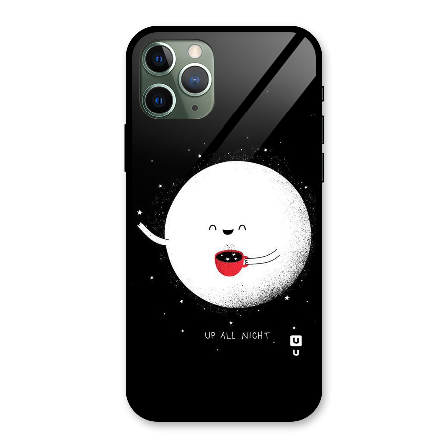 Up All Night Glass Back Case for iPhone 11 Pro