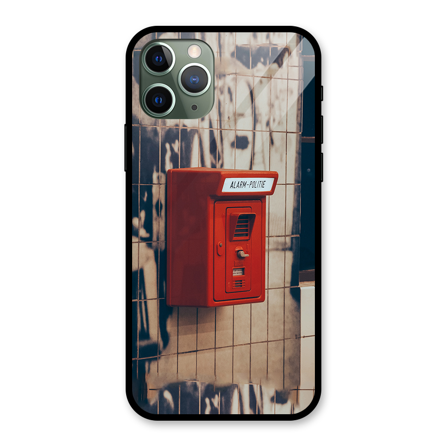 Vintage Alarm Glass Back Case for iPhone 11 Pro