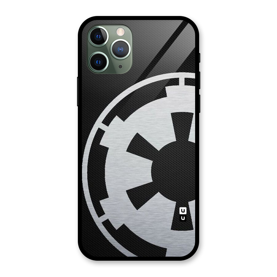 White Wheel Glass Back Case for iPhone 11 Pro