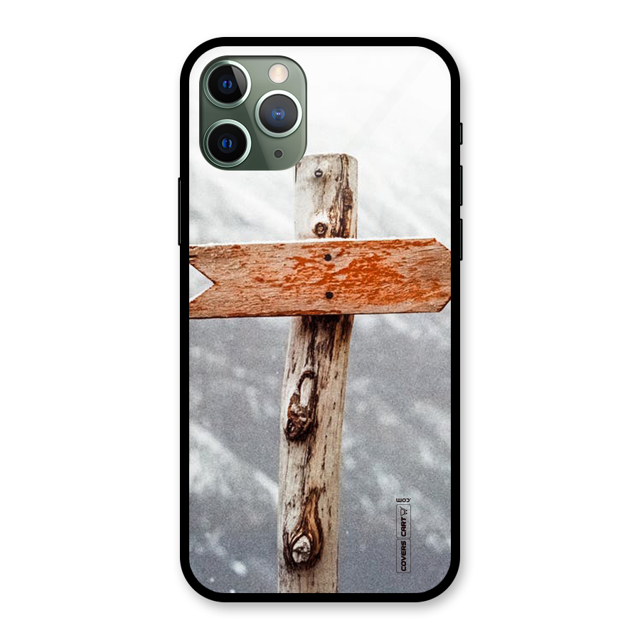 Wood And Snow Glass Back Case for iPhone 11 Pro
