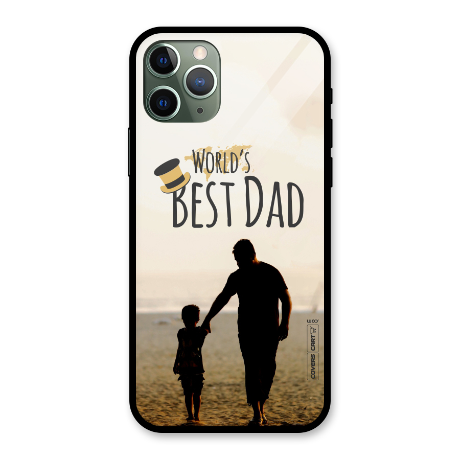 Worlds Best Dad Glass Back Case for iPhone 11 Pro