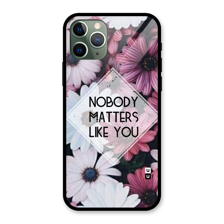 You Matter Glass Back Case for iPhone 11 Pro