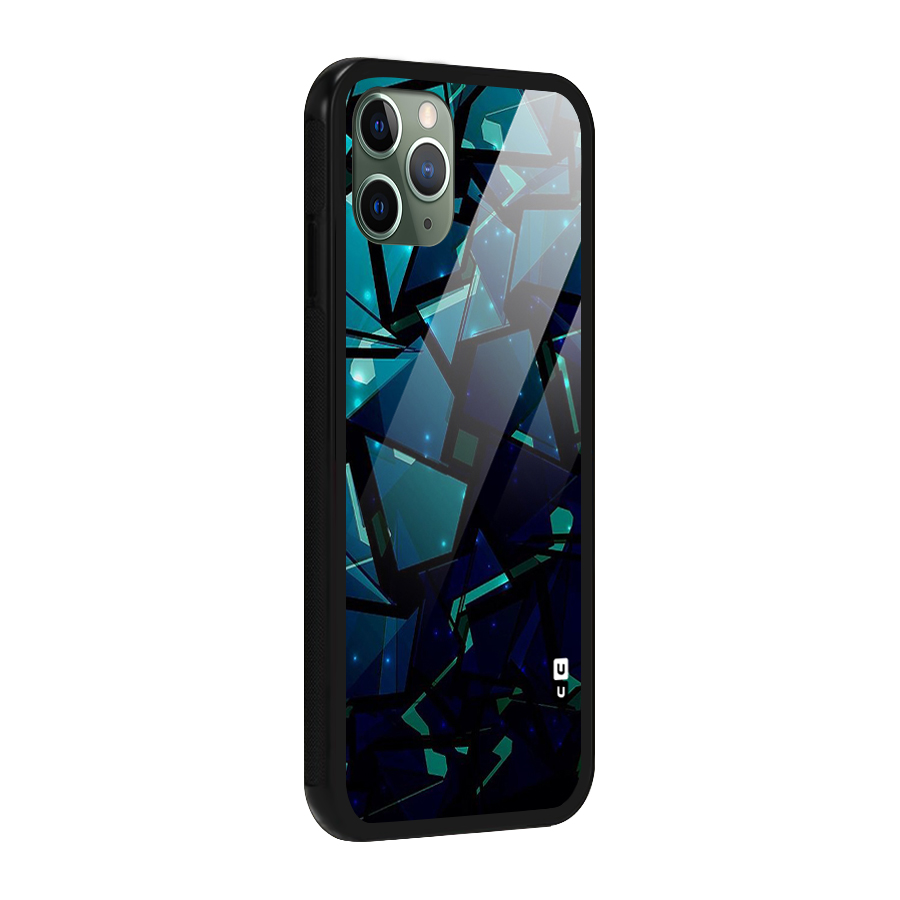 Abstract Glass Design Glass Back Case for iPhone 11 Pro
