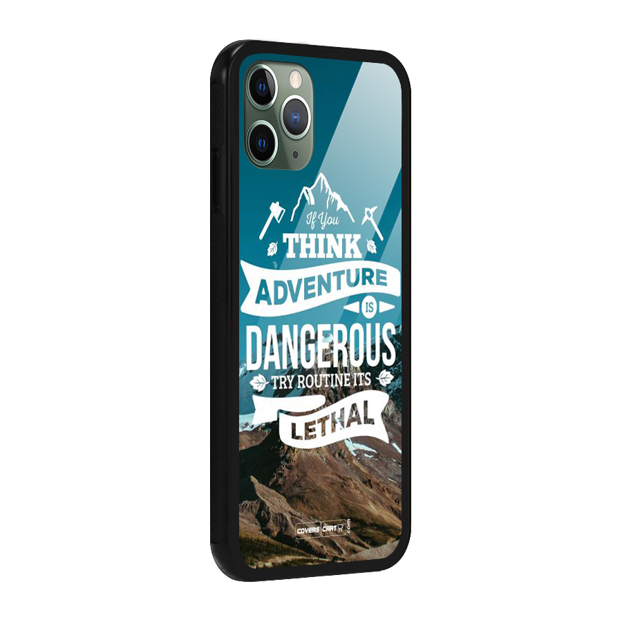 Adventure Dangerous Lethal Glass Back Case for iPhone 11 Pro