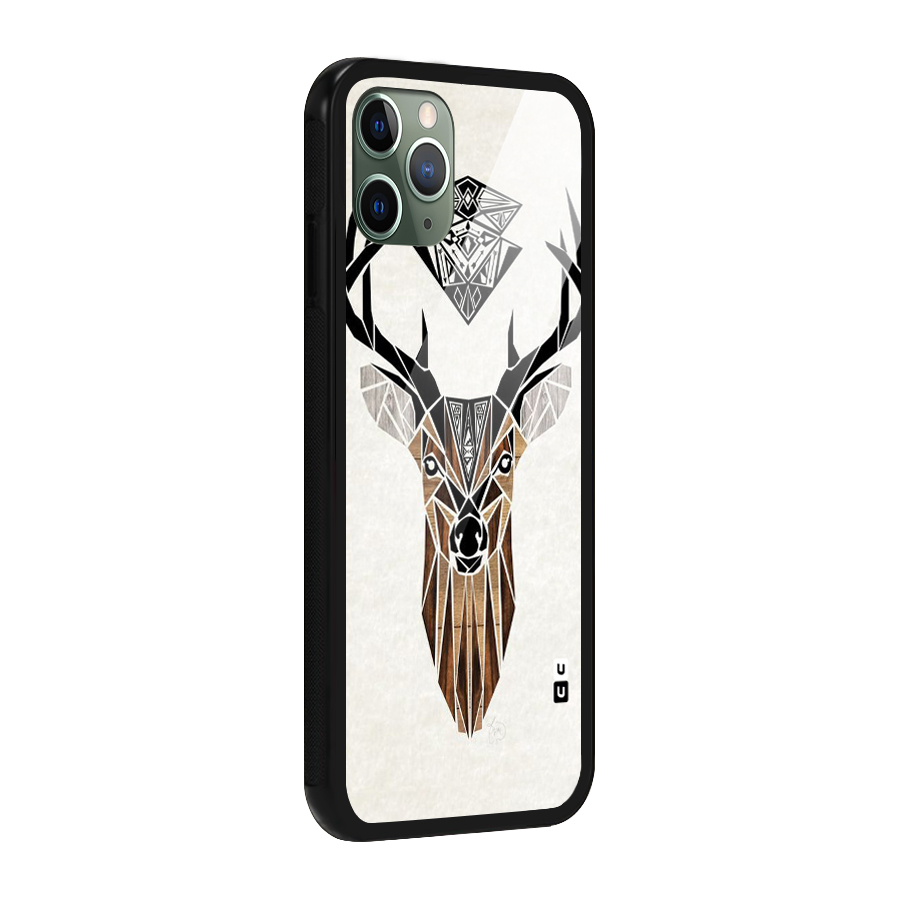Aesthetic Deer Design Glass Back Case for iPhone 11 Pro