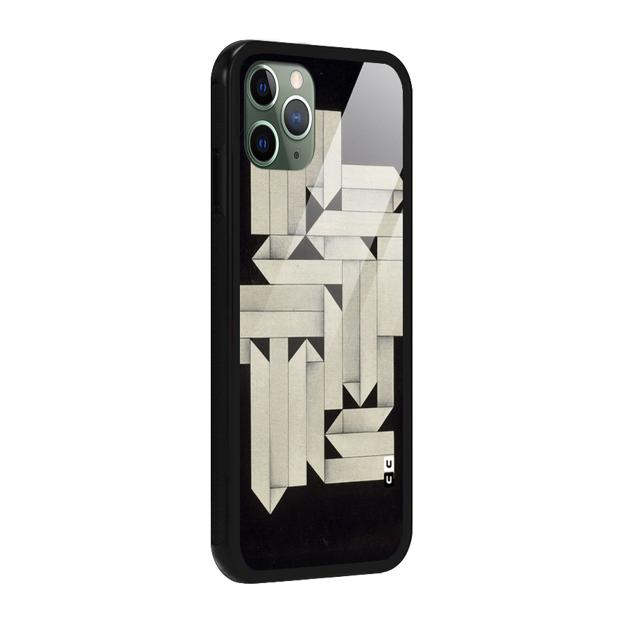 Ancient Rugged Glass Back Case for iPhone 11 Pro