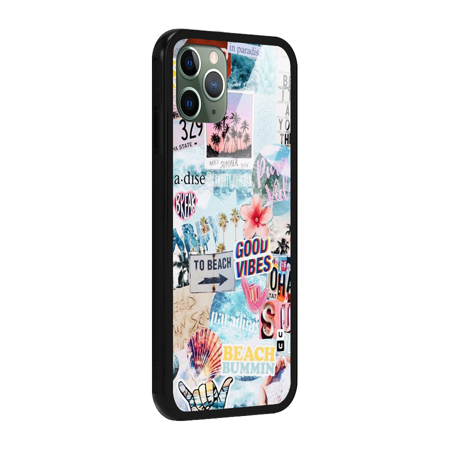 Beaching Life Glass Back Case for iPhone 11 Pro
