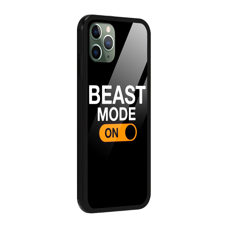 Beast Mode Switched On Glass Back Case for iPhone 11 Pro
