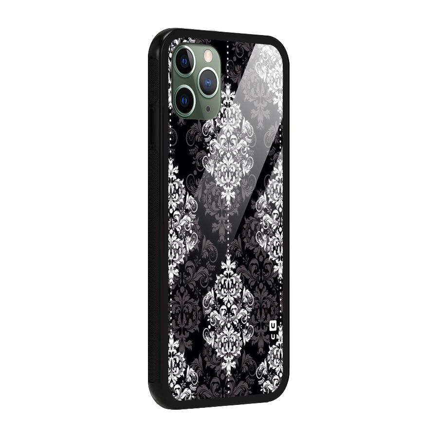 Beautiful Grey Pattern Glass Back Case for iPhone 11 Pro