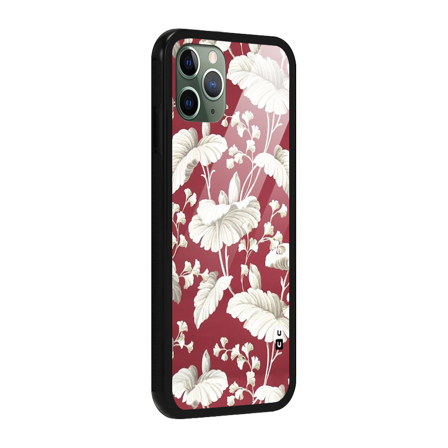 Beautiful Petals Glass Back Case for iPhone 11 Pro