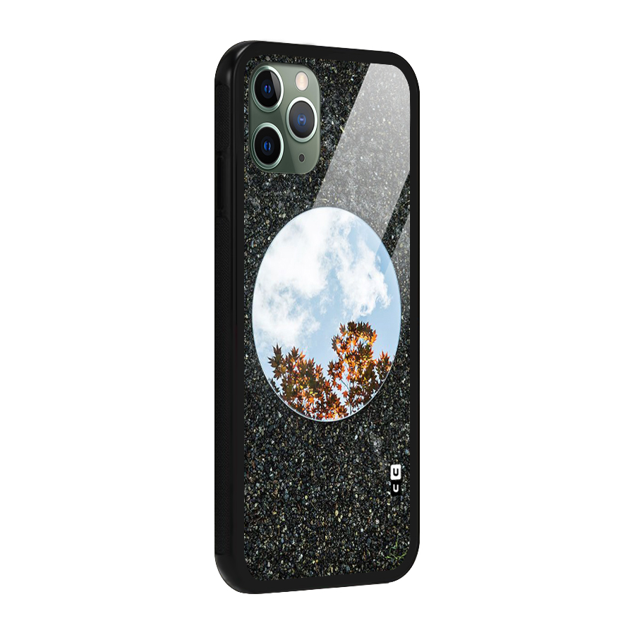 Beautiful Sky Leaves Glass Back Case for iPhone 11 Pro