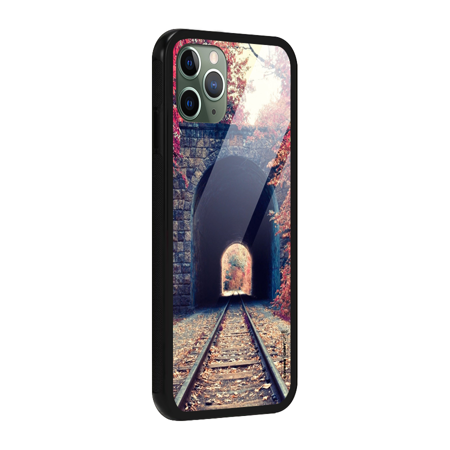 Beautiful Track Glass Back Case for iPhone 11 Pro