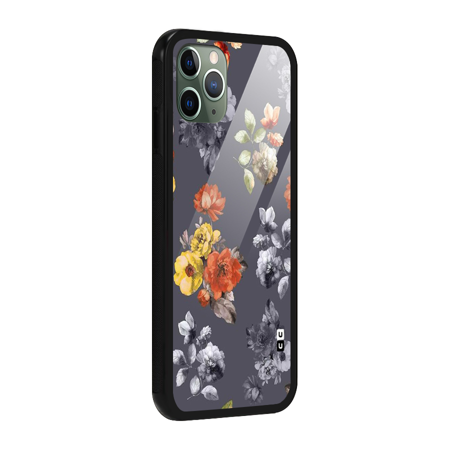 Beauty Art Bloom Glass Back Case for iPhone 11 Pro