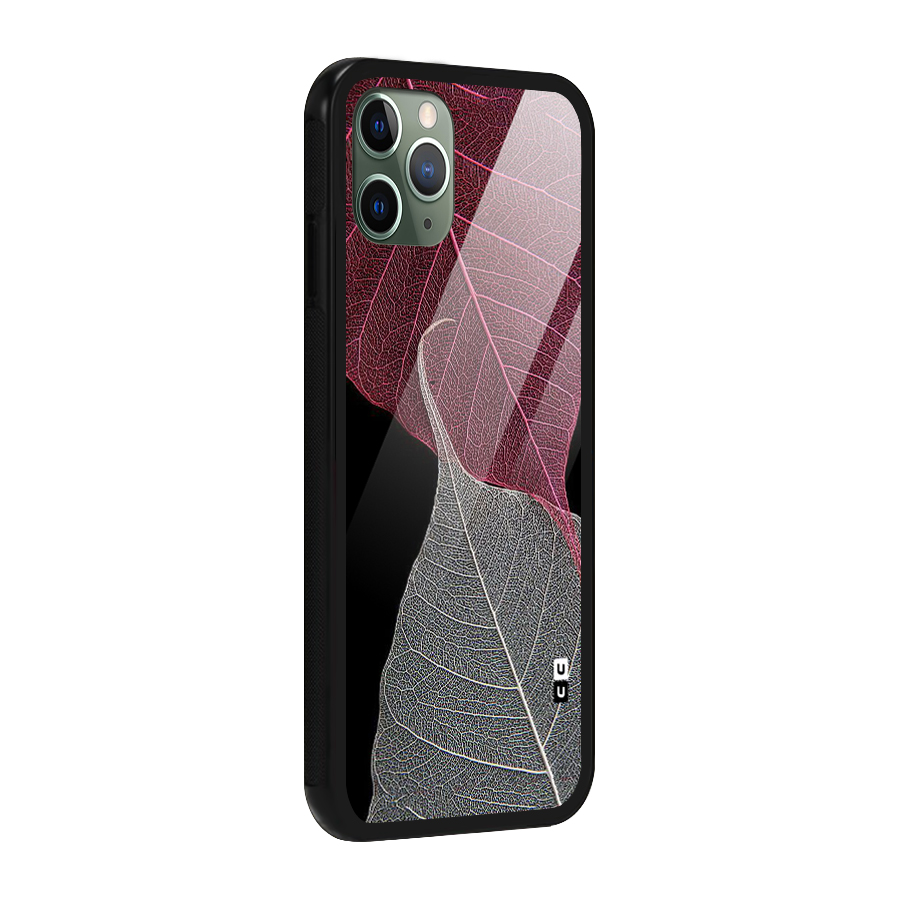 Beauty Leaf Glass Back Case for iPhone 11 Pro