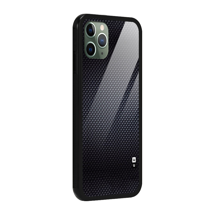 Black Diamond Glass Back Case for iPhone 11 Pro