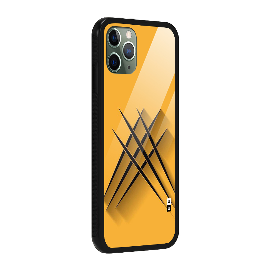 Black Paws Glass Back Case for iPhone 11 Pro