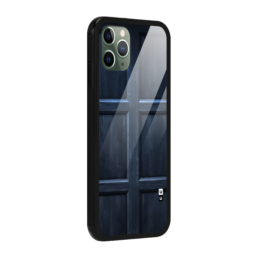 Blue Door Design Glass Back Case for iPhone 11 Pro