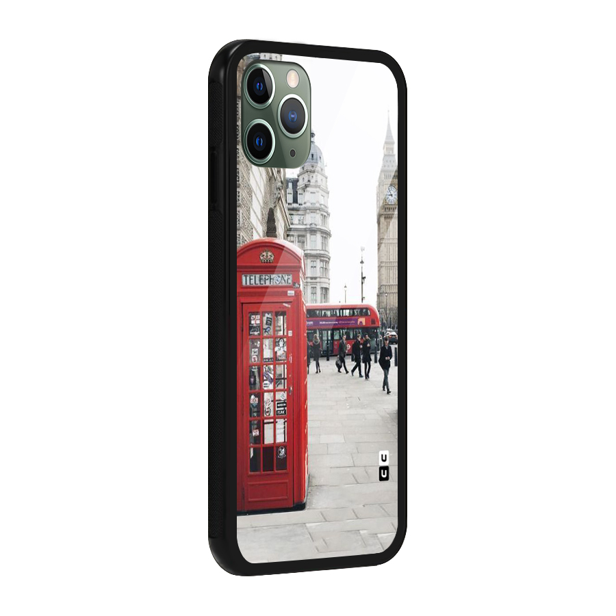 Booth In Red Glass Back Case for iPhone 11 Pro