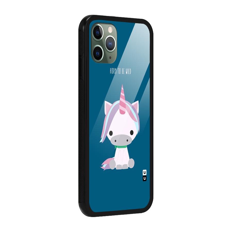 Born Wild Unicorn Glass Back Case for iPhone 11 Pro