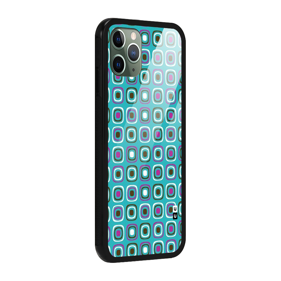 Boxes Tiny Pattern Glass Back Case for iPhone 11 Pro