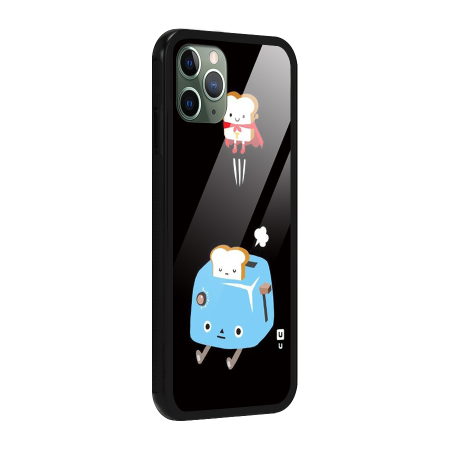 Bread Toast Glass Back Case for iPhone 11 Pro