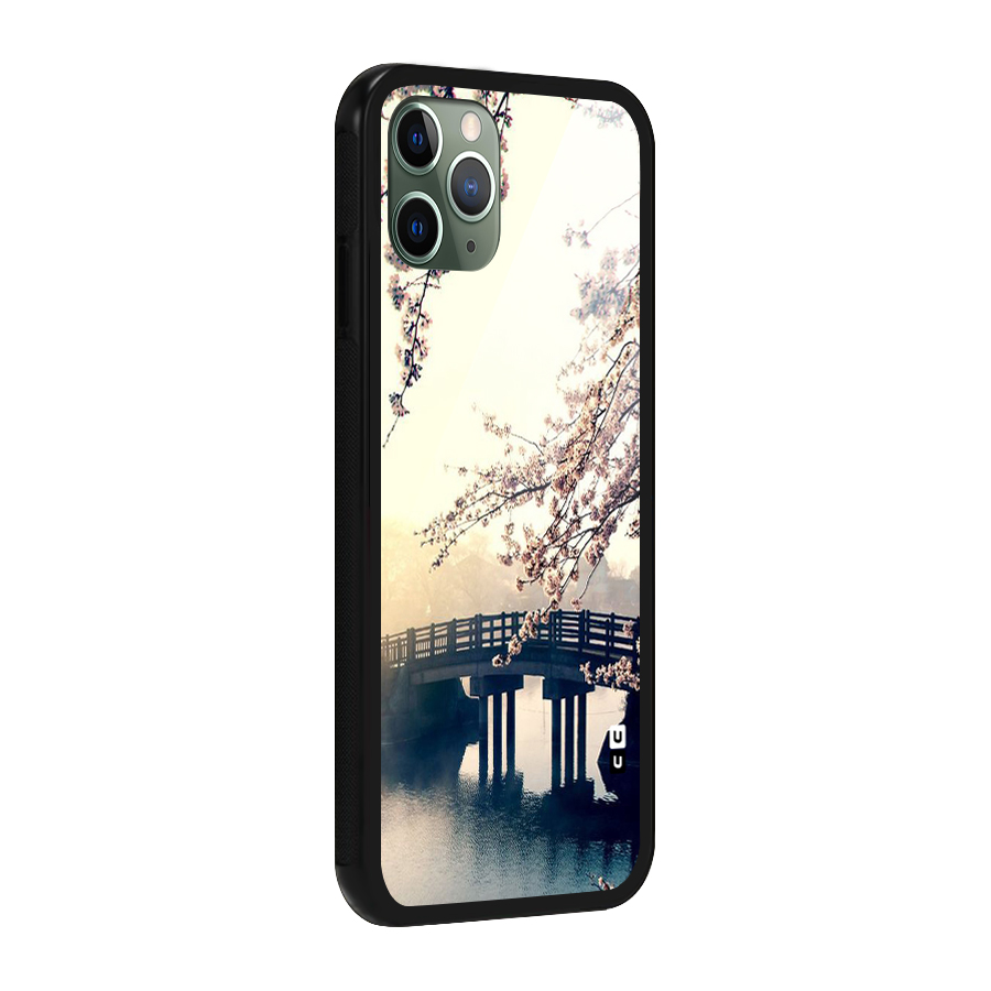 Bridge Blossom Glass Back Case for iPhone 11 Pro