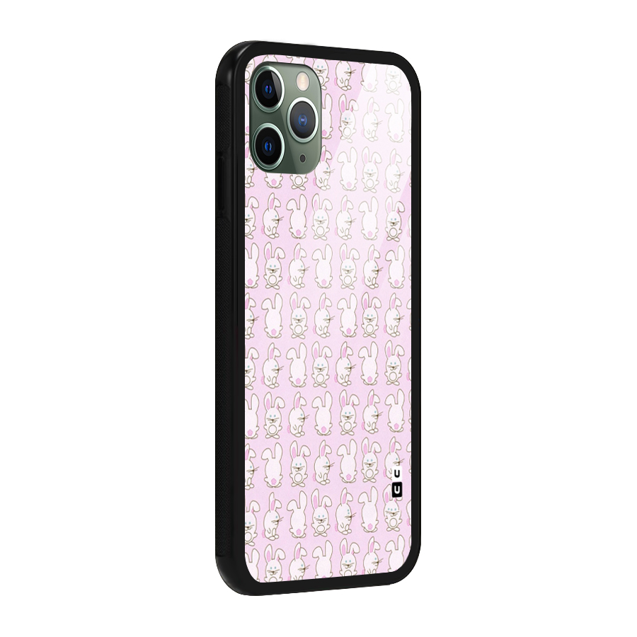 Bunny Cute Glass Back Case for iPhone 11 Pro