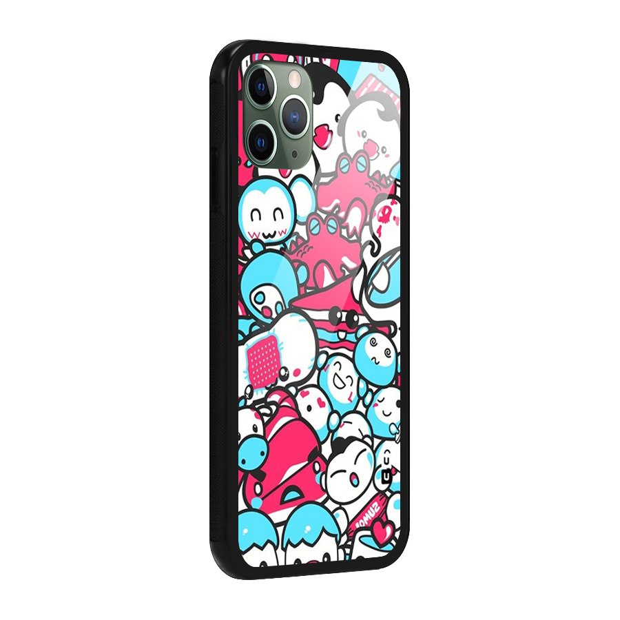 Bunny Quirk Glass Back Case for iPhone 11 Pro