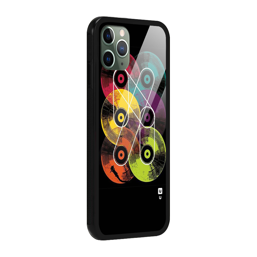 CD Tapes Glass Back Case for iPhone 11 Pro