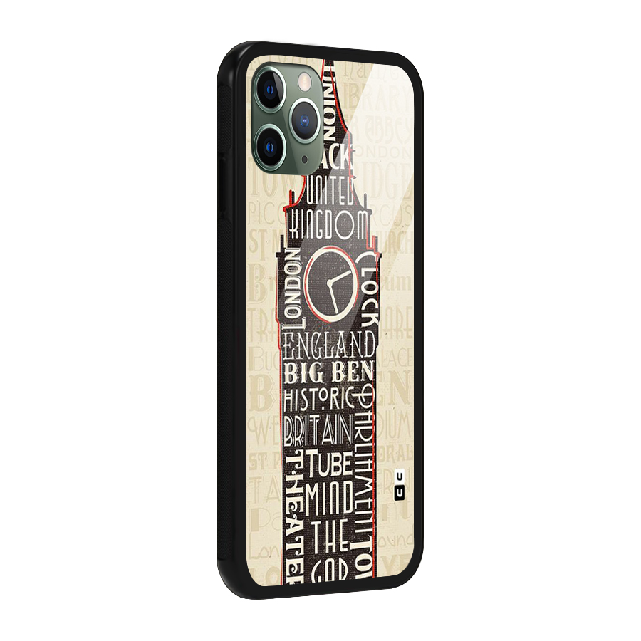Cap City Design Glass Back Case for iPhone 11 Pro