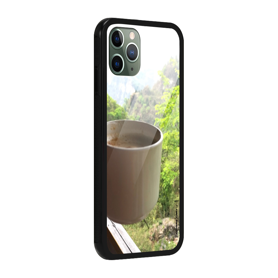 Chai With Mountain View Glass Back Case for iPhone 11 Pro