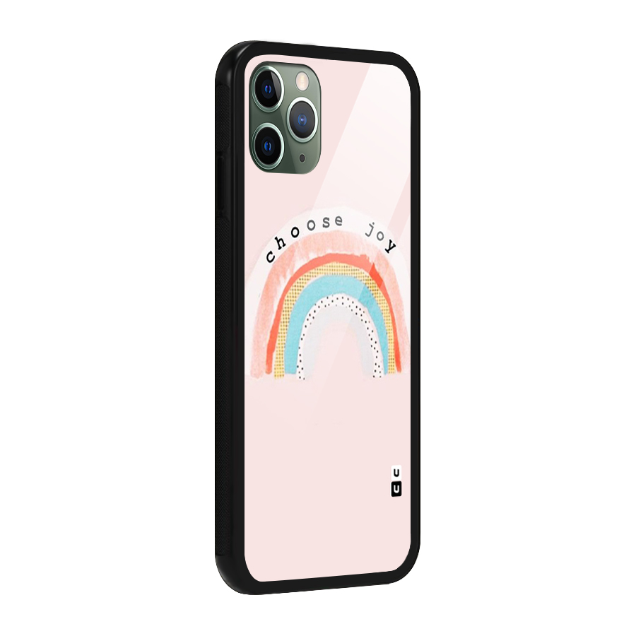 Choose Joy Glass Back Case for iPhone 11 Pro