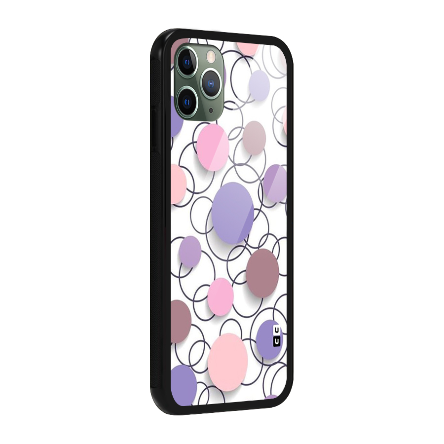 Circles And More Glass Back Case for iPhone 11 Pro