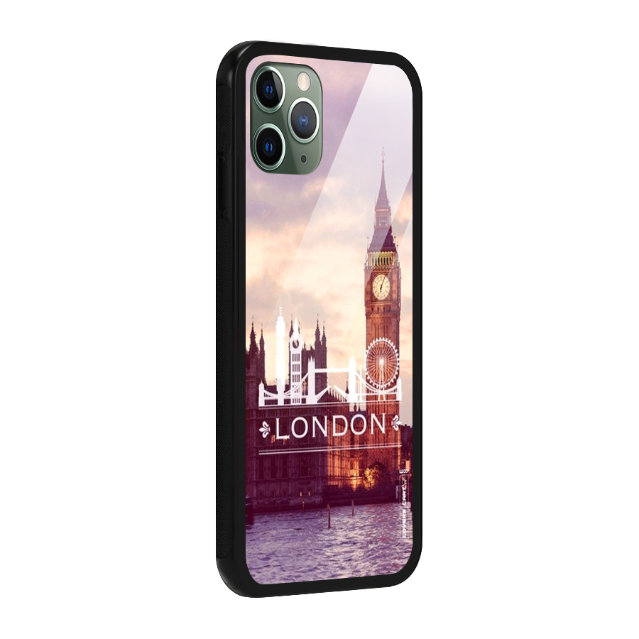 City Tower Glass Back Case for iPhone 11 Pro